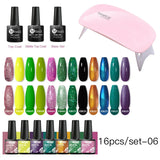 Gel Nail Polish Set With W