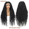 Synthetic Full Lace Front Wigs Locs Braided