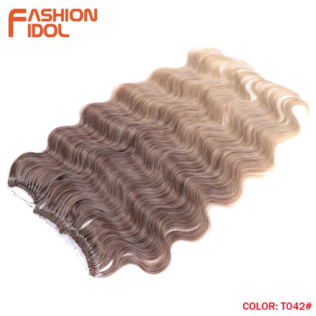 Fashion Idol Body Wave Crochet Hair Synthetic Goddess