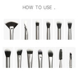 Makeup Brushes With Soft Artificial Fiber