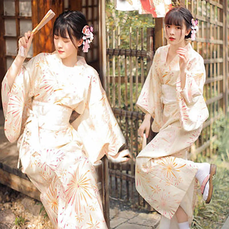 Kimono Women Japanese Traditional Yukata Haori Kimonos Cosplay