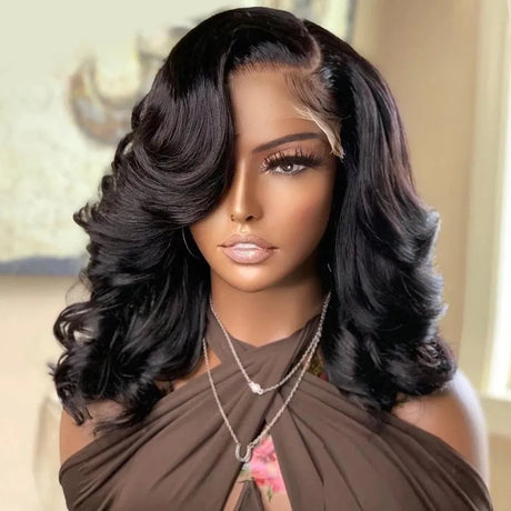 Body Wave Short Bob Wigs 13X4 Lace Front