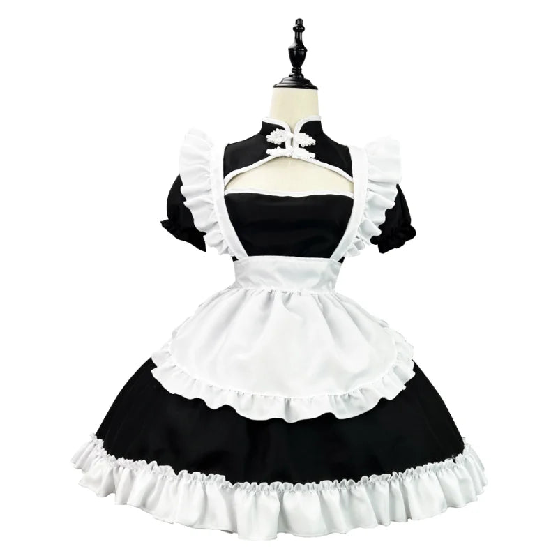 Chinese Chongsam Anime Cosplay Maid Costume Plus Lolita