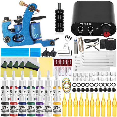 Professional Coil Tattoo Machine Kits Wraps Coil