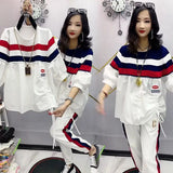 New Fashion Set Women'S Slim Loose Fit Large