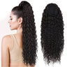 Long Curly Ponytail Synthetic Drawstring Ponytail Extensions Clip