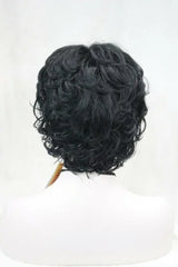 Fashion Short Women‘s Wigs Blonde Brown Black Wig Bob Curly Wigs Real Natural Hair