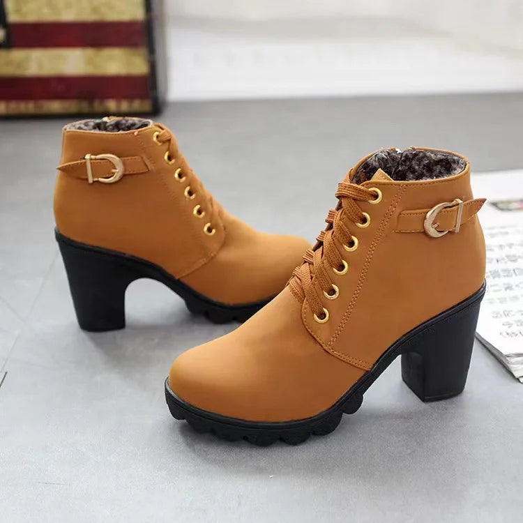 Winter Size Jazz Dance Boots High Heels Latin