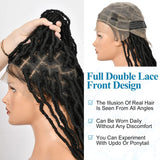 Kalyss Inches Full Double Lace Front Square Knotless