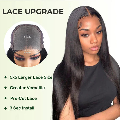 Glueless Wig Human Hair Ready To Wear For