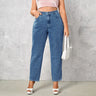 Women Jeans Autumn Dark Blue 175Cm Tall Stretchy