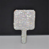 Luxury Diamond Hand Mirror Love Heart Mirror Female