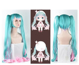 Colors Miku Cosplay Wigs Japanese Singer Wig Fiber