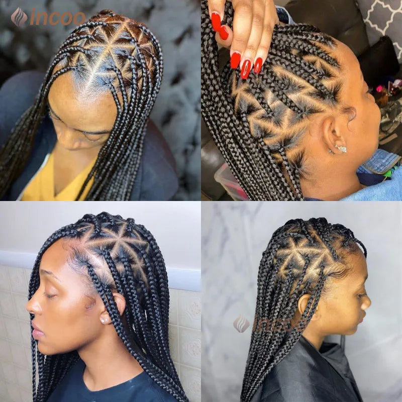 Full Lace Braided Wigs Lace Front Box Braids