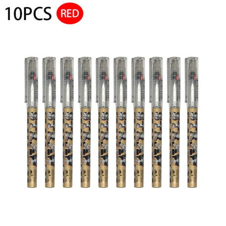 M&G Straight Liquid Signature Pen Black Red