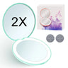 Mini Portable Folding Travel Pocket Makeup Mirror With