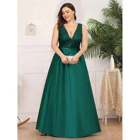 Dresses Women New Banquet Wedding Solid Color Sequin