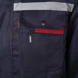 Mens Womens Work Jacket Long Sleeve Worker Uniform