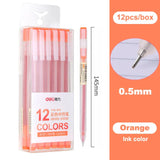 Deli Colored Gel Pen Ballpoint Pen Waterproof
