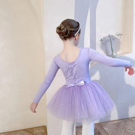 Sequin Gauze Skirt Children Dance Clothes Girls Ballet