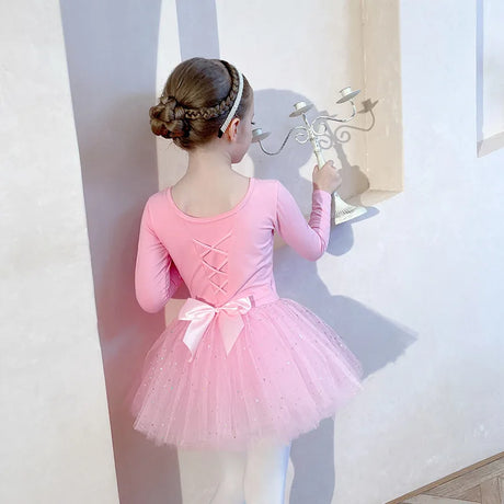Sequin Gauze Skirt Children Dance Clothes Girls Ballet