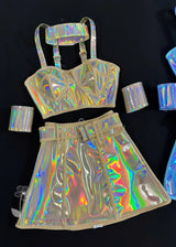 Sexy Bar Dj Gogo Dance Costume Fluorescent Laser