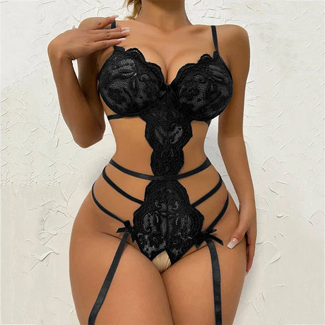 Sexy Lingerie Women Body One Piece Lace Backless