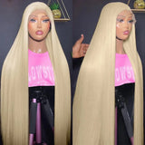 Rosabeauty Blonde Hd Lace Front Human Hair Wig