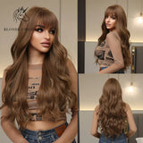 Blonde Unicorn Ombre Brown Blonde Synthetic Wig Long