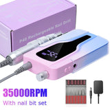 Electric Nail Drill Machine Rechargeable Nail Sander