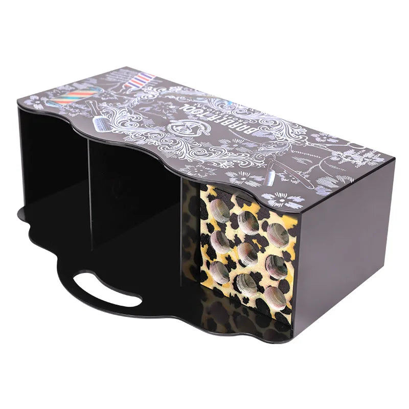 Barbershop Haircut Tool Storage Box Salon Hairdresser Hairdressing