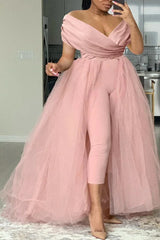 Formal Casual One Piece Outfit Solid Off The