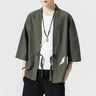 Japanese Kimono Men Cardigan Streetwear Traditional Japanese Samurai