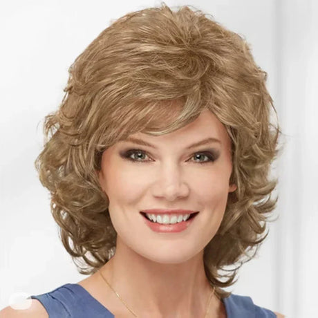 Hairjoy Women Synthetic Hair Wigs Short Curly With