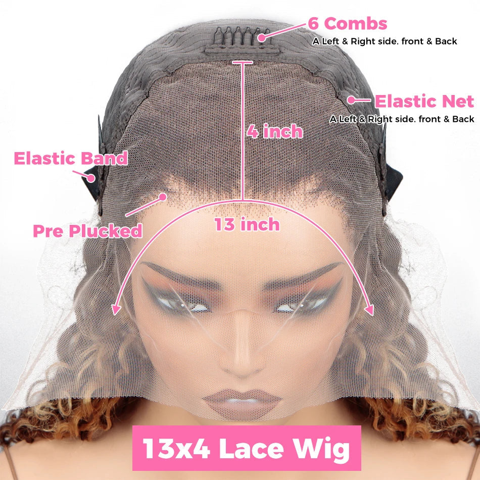 Hd Lace Highlight Wig Human Hair Wigs