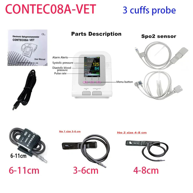 Conteca Vet Animal Blood Pressure Detector Can Be