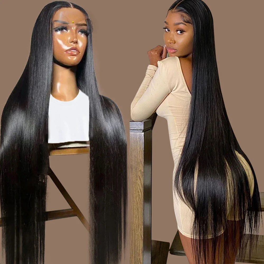 Lace Front Human Hair Wigs Brazilian Bone