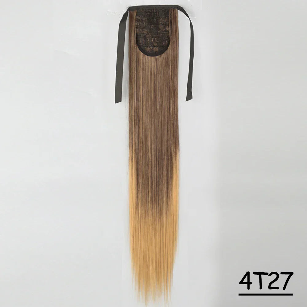 Synthetic Ponytail Hair Extension Natural Hairpiece Clip In