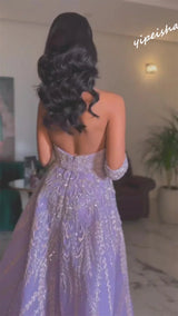 Prom Dress Saudi Arabia Exquisite Strapless A-Line Floor