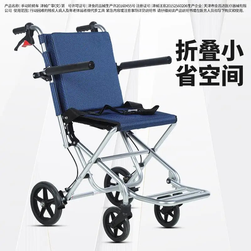 Elderly Aircraft Walking Aids Portable Lightweight Folding Aluminum