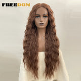 Freedom Synthetic Lace Wig Long Deep Wavy Ombre