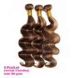 Body Wave Highlight P/ Human Hair Bundles Gram