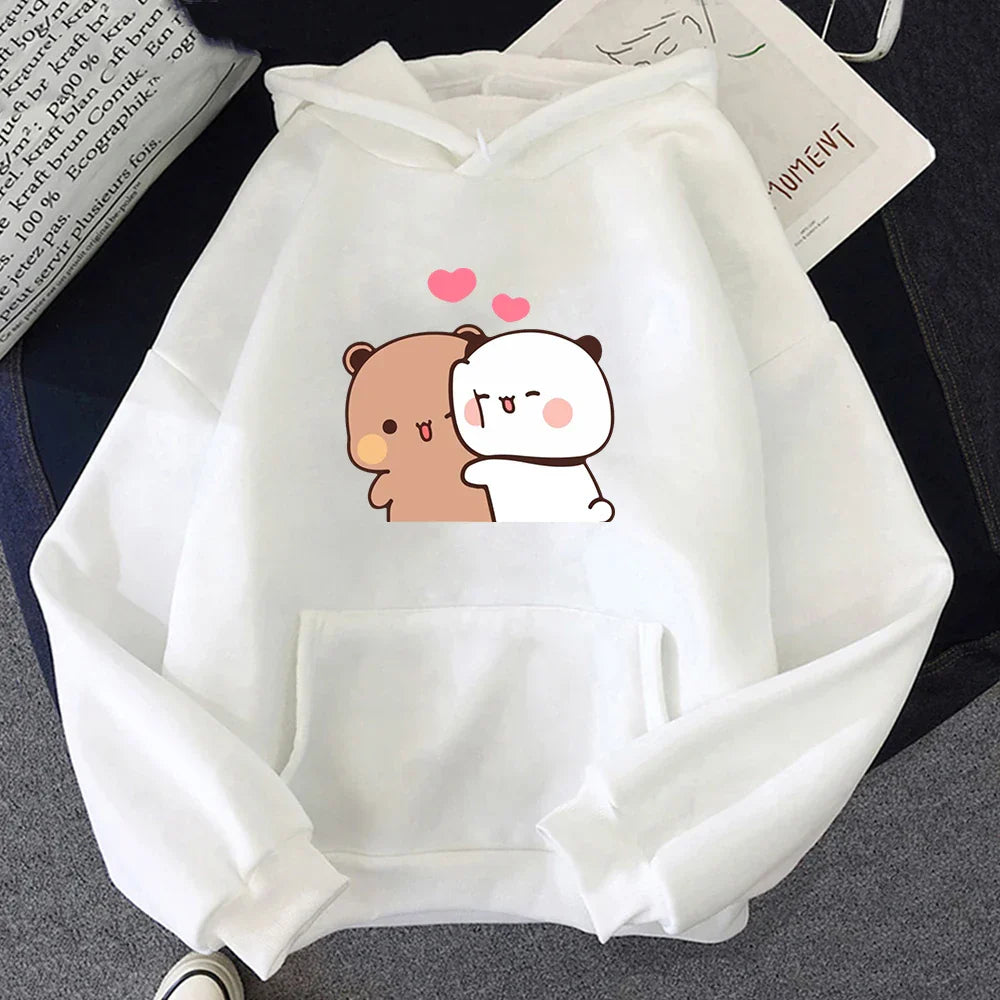 Cartoon Panda Bubu And Dudu Women Hoodie Sweatshirt