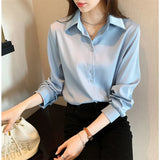 Shirts Spring Summer Fashion Female Long Sleeve Loose