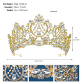 Rhinestone Tiaras And Crowns Crystal Bridal Wedding Hair