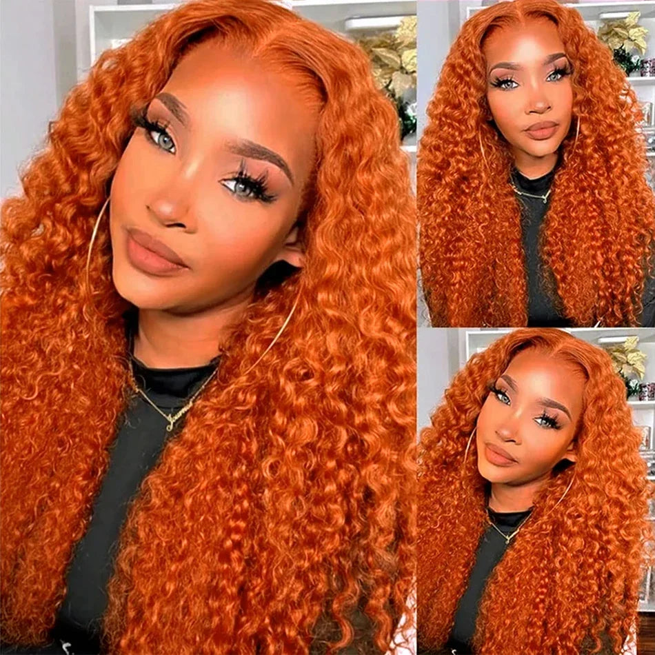 Le Mythe Orange Ginger 13X6 Hd Transparent Deep
