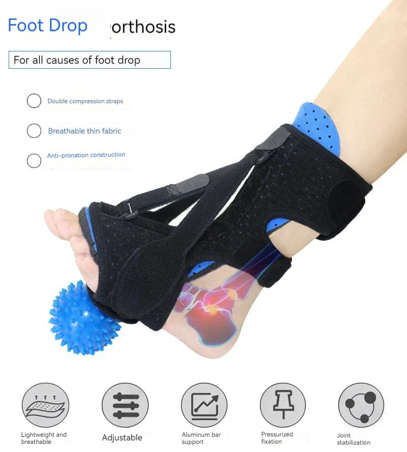 Adjustable Plantar Fasciitis Night Splint Foot Drop Orthosis