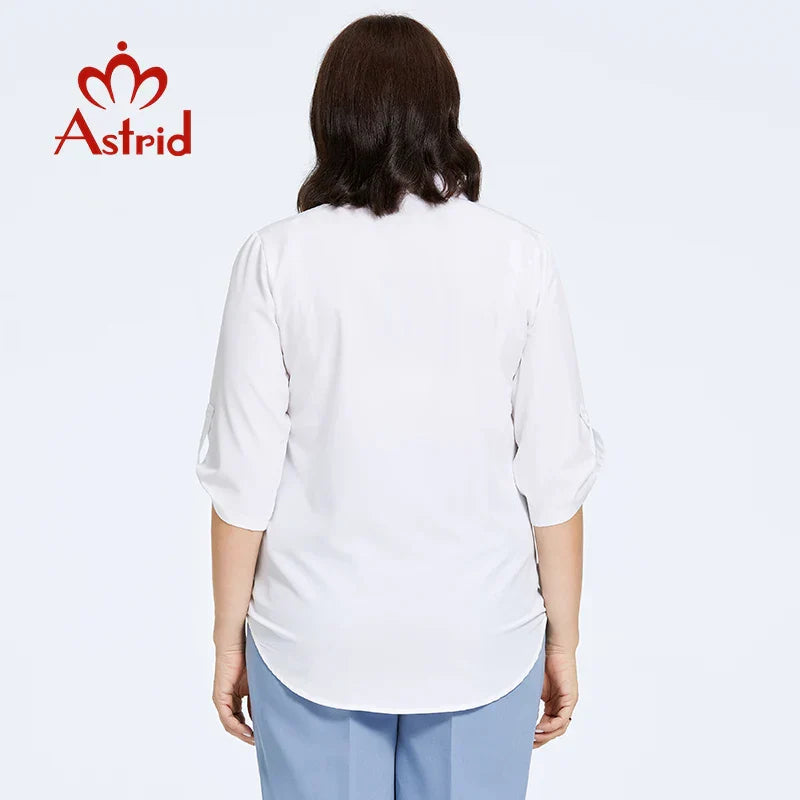 Astrid Autumn Women' Shirt Blouses Elegant Office Clothing