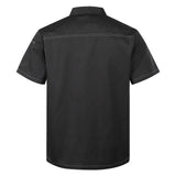 Unisex Chef Jacket Short Sleeve Restaurant Waiter Uniform