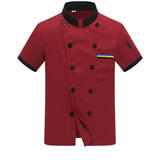 Professional Short Sleeve Chef Jacket For Food Service
